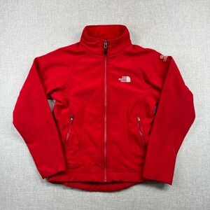 The North Face Summit Series Apex Softshell Full Zip Jacket Women Small Red Tech